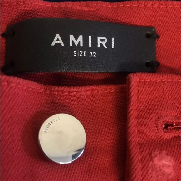 Amiri Jeans (Red) - Picture 2 of 7